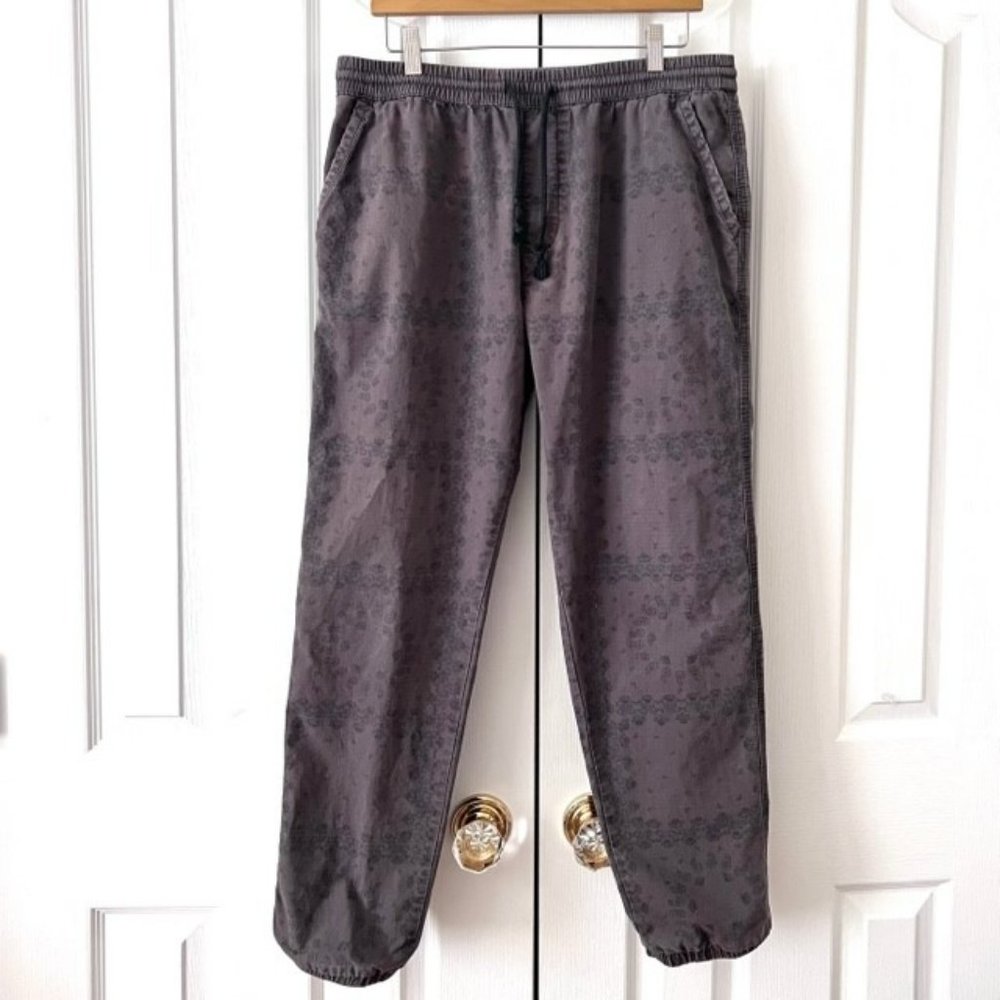 Your Neighbors Men's Gray Cotton Jogger Pants (L)